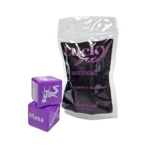 DADO LUCKY POSES (Color: Morado) MARCA PLACER