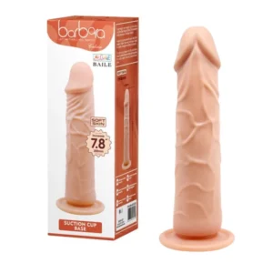 BARBARA 7.8 DILDO LISO CON VENTOSA DL02