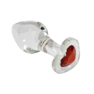 PLUG A VIDRIO CORAZON (Talla L)