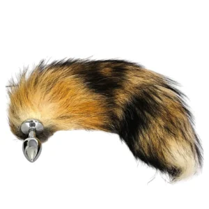 PLUG ANAL COLA ZORRA FUEGO (Talla S)