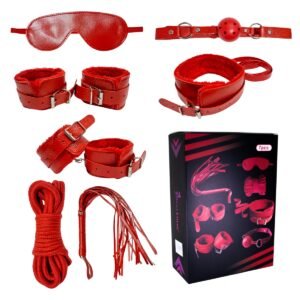 KIT SADO PELUCHE (Color Rojo)