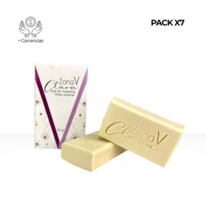 PACK X7 JABON ZONA V CLARA