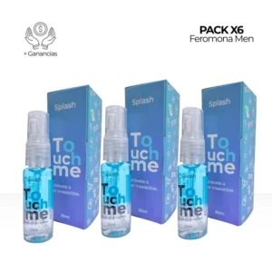 PACK X6 FEROMONA MASCULINA TOUCHME 20ML