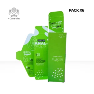 PACK X 6 PLACER ANAL 60ML