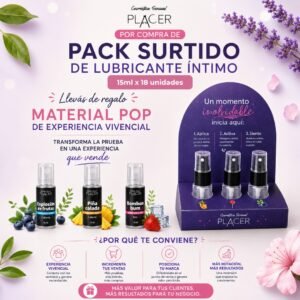 Pack Surtido de Lubricantes Íntimos + Display de Tester
