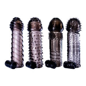QLSY-01| Funda Pene Black Vibración Surtida